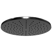 Remer Верхний душ 30 см, 1 вид струи, без кронштейна, цвет: nero spazzolato PVD 359MM30GMX