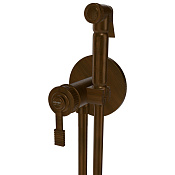 Remer Atelier Гигиенический душ с встраиваемой частью, шланг 120 см, цвет: oilbronze AL65ZBR