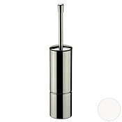 Remer Ершик для унитаза напольный/подвесной с латунной колбой, цвет: bianco opaco RB465BO