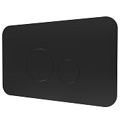 Remer Кнопка смыва для инсталляции Geberit/TECE, 2 режима, нерж. сталь, цвет: cromo nero spazzolato RB810CFP