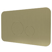 Remer Кнопка смыва для инсталляции Geberit, 2 режима, нерж. сталь, цвет: champagne spazzolato PVD RB810CH