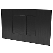 Remer Кнопка смыва для инсталляции Geberit/TECE, 2 режима, нерж. сталь, цвет: nero spazzolato PVD RB820GM