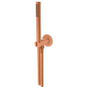 Remer Душевой гарнитур: душевая лейка 1 режим, держатель душа, шланг 150 см, цвет: rame spazzolato 337XC317MCRP