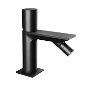 Remer Edge Смеситель для биде, однорычажный, с донным клапаном, цвет: cromo nero spazzolato EG520CFP
