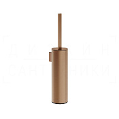 Gessi Perle Ершик для унитаза подвесной, латунная колба, цвет: copper brushed PVD 74819#708