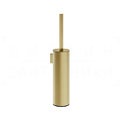 Gessi Perle Ершик для унитаза подвесной, латунная колба, цвет: brushed brass PVD 74819#727