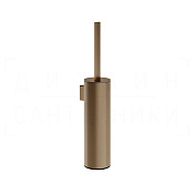 Gessi Perle Ершик для унитаза подвесной, латунная колба, цвет: coffee bronze brushed PVD 74819#761