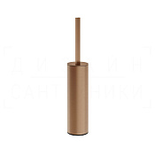 Gessi Perle Ершик для унитаза напольный, латунная колба, цвет: copper brushed PVD 74843#708
