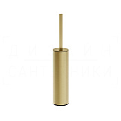 Gessi Perle Ершик для унитаза напольный, латунная колба, цвет: brushed brass PVD 74843#727