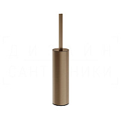 Gessi Perle Ершик для унитаза напольный, латунная колба, цвет: coffee bronze brushed PVD 74843#761
