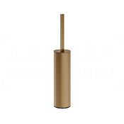 Gessi Perle Ершик для унитаза напольный, латунная колба, цвет: deep bronze brushed PVD 74843#791