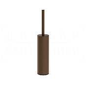 Gessi Perle Ершик для унитаза напольный, латунная колба, цвет: dark bronze 74843#845