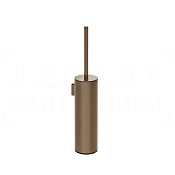 Gessi Ludovica Ершик для унитаза подвесной, латунная колба, цвет: coffee bronze brushed PVD 76420#761
