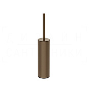 Gessi Ludovica Ершик для унитаза напольный, латунная колба, цвет: deep bronze brushed PVD 76444#791