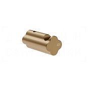 Gessi Ludovica Крючок для полотенец одинарный, подвесной, цвет: warm bronze brushed PVD 76521#726