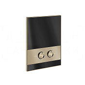 Gessi Ludovica Кнопка смыва для инсталляции Tece, 2 режима, латунь, цвет: finox brushed nickel 76617#149