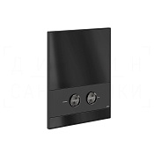 Gessi Ludovica Кнопка смыва для инсталляции Tece, 2 режима, латунь, цвет: matte black 76617#299