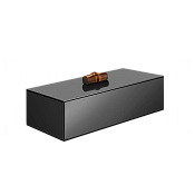 Gessi Jacqueline Контейнер для хранения 23х8,4h см, с крышкой, цвет: black metal PVD 77561#706