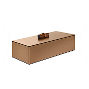 Gessi Jacqueline Контейнер для хранения 23х8,4h см, с крышкой, цвет: copper brushed PVD 77561#708