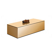 Gessi Jacqueline Контейнер для хранения 23х8,4h см, с крышкой, цвет: warm bronze PVD 77561#735