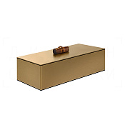 Gessi Jacqueline Контейнер для хранения 23х8,4h см, с крышкой, цвет: deep bronze brushed PVD 77561#791