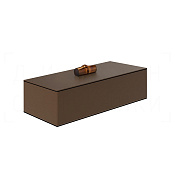 Gessi Jacqueline Контейнер для хранения 23х8,4h см, с крышкой, цвет: dark bronze 77561#845