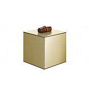 Gessi Jacqueline Контейнер для хранения 10х12,4h см, с крышкой, цвет: brass PVD 77563#710