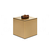 Gessi Jacqueline Контейнер для хранения 10х12,4h см, с крышкой, цвет: warm bronze brushed PVD 77563#726