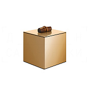 Gessi Jacqueline Контейнер для хранения 10х12,4h см, с крышкой, цвет: warm bronze PVD 77563#735
