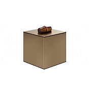 Gessi Jacqueline Контейнер для хранения 10х12,4h см, с крышкой, цвет: coffee bronze brushed PVD 77563#761