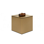 Gessi Jacqueline Контейнер для хранения 10х12,4h см, с крышкой, цвет: deep bronze brushed PVD 77563#791