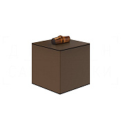 Gessi Jacqueline Контейнер для хранения 10х12,4h см, с крышкой, цвет: dark bronze 77563#845