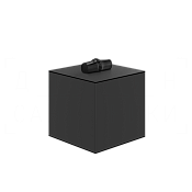 Gessi Jacqueline Контейнер для хранения 15х17,4h см, с крышкой, цвет: matte black 77565#299