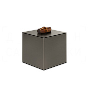Gessi Jacqueline Контейнер для хранения 15х17,4h см, с крышкой, цвет: black metal brushed PVD 77565#707