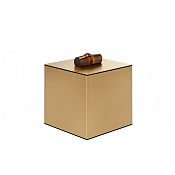 Gessi Jacqueline Контейнер для хранения 15х17,4h см, с крышкой, цвет: warm bronze brushed PVD 77565#726