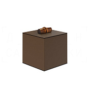 Gessi Jacqueline Контейнер для хранения 15х17,4h см, с крышкой, цвет: dark bronze 77565#845