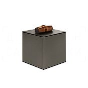 Gessi Jacqueline Контейнер для хранения 8х10,4h см, с крышкой, цвет: black metal brushed PVD 77567#707