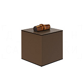 Gessi Jacqueline Контейнер для хранения 8х10,4h см, с крышкой, цвет: dark bronze 77567#845