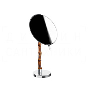 Gessi Jacqueline Косметическое зеркало настольное, 2-х кратное увеличение, цвет: chrome 77573#031