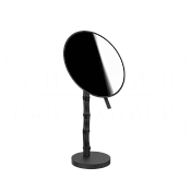 Gessi Jacqueline Косметическое зеркало настольное, 2-х кратное увеличение, цвет: matte black 77573#299