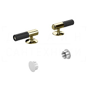 Gessi Total Look Петли плавного закрывания сиденья унитаза с заглушками, цвет: brass PVD 39184#710