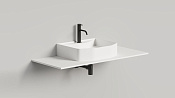 Salini Cartella S-Stone Раковина чаша 55х45х12h см, без перелива, цвет: белый матовый 1111202M