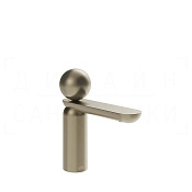 Gessi Perle Смеситель для раковины, без донного клапана, излив 13,2 см, цвет: finox brushed nickel 74002#149