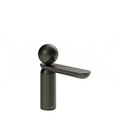 Gessi Perle Смеситель для раковины, с донным клапаном, излив 13,2 см, цвет: black metal brushed PVD 74051#707