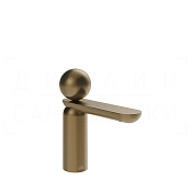 Gessi Perle Смеситель для раковины, с донным клапаном, излив 13,2 см, цвет: deep bronze brushed PVD 74051#791