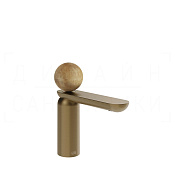 Gessi Perle Смеситель для раковины, с донным клапаном, излив 13,2 см, цвет: deep bronze brushed PVD 74351#791