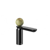 Gessi Perle Смеситель для раковины, с донным клапаном, излив 13,2 см, цвет: black metal PVD 74551#706