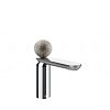 Gessi Perle Смеситель для раковины, без донного клапана, излив 13,2 см, цвет: chrome 74602#031