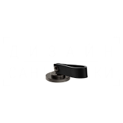 Gessi Pelle Laccetto Смеситель для раковины, без д/к и излива, цвет: nero/black metal brushed PVD 78400#440