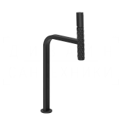 Gessi Pelle Tresse Смеситель для раковины высокий, без дон. кл., излив 27,4 см, цвет: matte black 78504#299